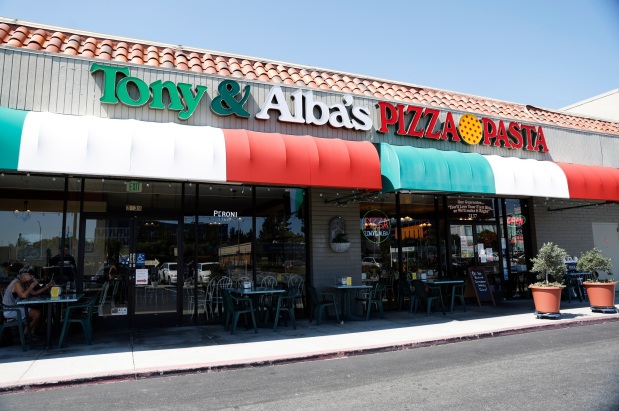 Tony & Alba's Pizza & Pasta has been in business in San Jose since 1982. (Nhat V. Meyer/Bay Area News Group)