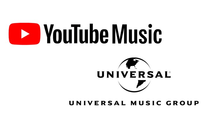 YouTube Music, Universal Music Group