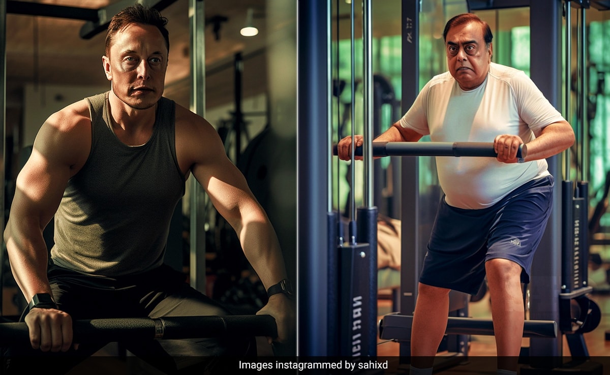 AI Artist Imagines 'Billionaires Hitting The Gym'. Here's How They Look